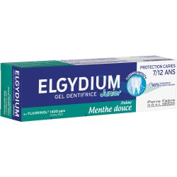 Elgydium Barnetannkrem Gel Junior Mild Mint 7-12 �r 50 ml.