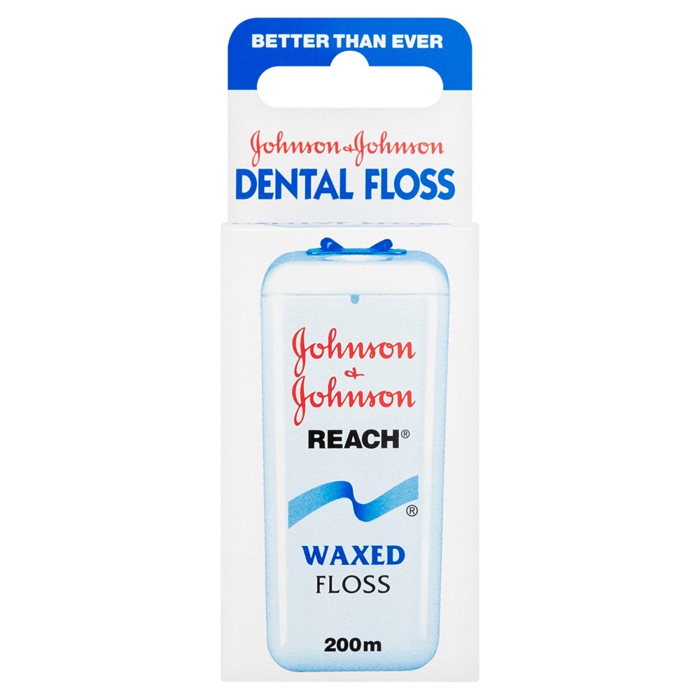 Tandtråd Johnson & Johnson Reach Waxed Floss 200 mtr. Johnson