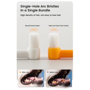 Dentadan Pets MicroBrush - Mini tandenborstel voor honden & katten � extra zachte borstelharen