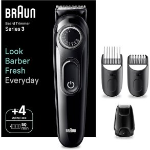 Braun Series 3 BT3420 Barttrimmer � Pr�zises Trimmen mit 40 L�ngeneinstellungen