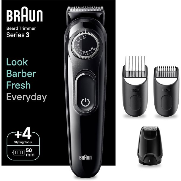 Braun Series 3 BT3420 Barttrimmer � Pr�zises Trimmen mit 40 L�ngeneinstellungen