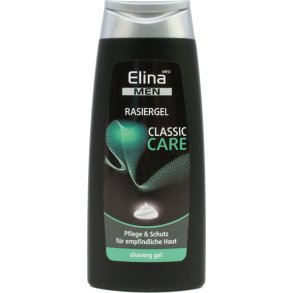Elina Men Classic Care Rakgel för sensitiv hud  200 ml