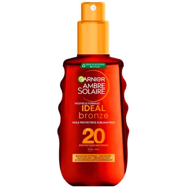 Garnier Ambre Solaire Ideal Bronze Protective Oil SPF 20 � Zonneolie Spray 150 ml