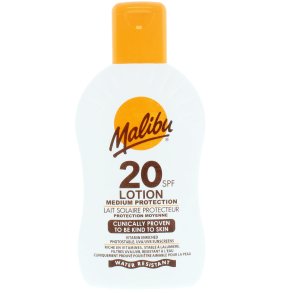 Malibu Lotion SPF 20 � cr�me solaire r�sistante � l’eau avec protection moyenne, 200 ml