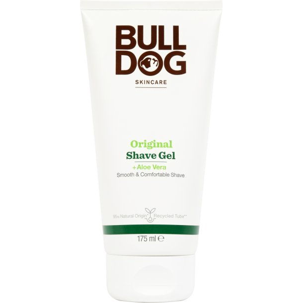 Bulldog Original Shave Gel med Aloe Vera � barbergel til en glat og behagelig barbering, 175 ml