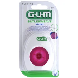 GUM Tandtrd Butlerweave Waxed Uden Smag