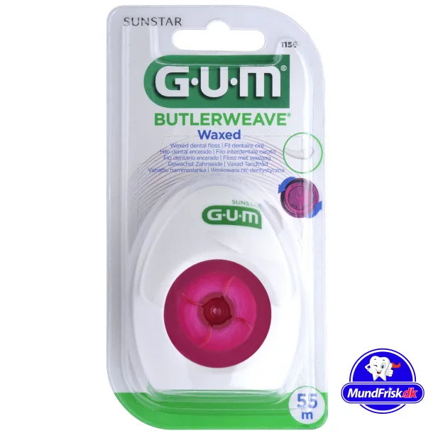 GUM Floss Butlerweave gewachst, geschmacksneutral