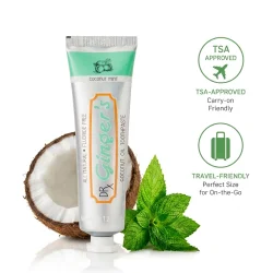 Dr. Ginger's Coconut Oil Coconut Mint Travel Size 35 g � Fluorvrije tandpasta met kokosolie en xylitol