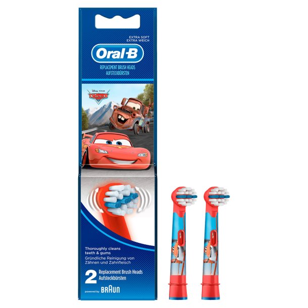Oral-B Cars Tannbrstehoder for barn - 2 stk.