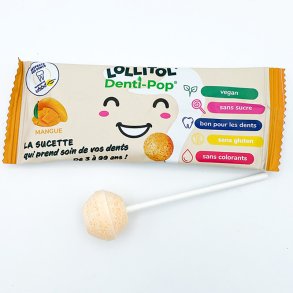Lollitol Denti-Pop Ananas � suikervrije lolly met xylitol 6g