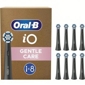 Oral-B iO Gentle Care Black B�rstehoveder � 8 stk.