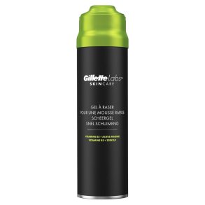GilletteLabs Skincare Rapid Foaming Shave Gel (198 ml.) – snel schuimende scheergel met vitamine B3 en zeewierextract