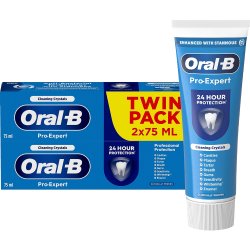 Oral-B Pro-Expert Professional Protection Zahnpasta 2 x75 ml. Cleaning Crystals