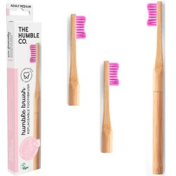 Humble Co. Bambus Tandbrste + 2 Udskiftelige Hoveder MEDIUM