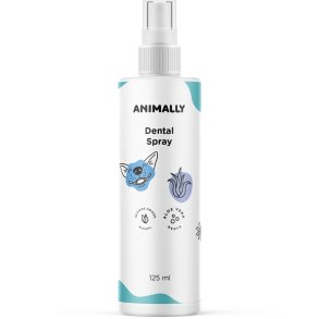 Animally Dental Spray � mundplejespray til hunde med aloe vera og mint (125 ml)