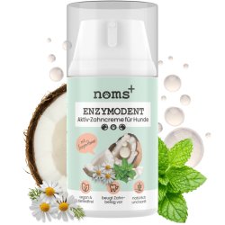 Noms+ Enzymodent Aktiv Zahnpasta-Creme f�r Hunde – enzymbasierte Zahnpflege mit mint und Kamille (75 ml.)