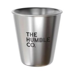The Humble Co. Gobelet pour bain de bouche - Gobelet en acier inoxydable, 20 ml