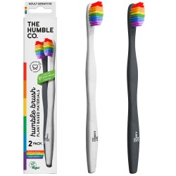 2 st. Vxtbaserade tandborstar PROUD Sensitive The Humble Co.
