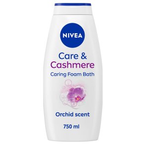 NIVEA Care & Cashmere Caring Foam Bath � verzorgend badschuim met orchideegeur, 750 ml