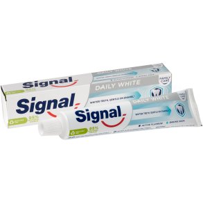 Signal Daily White Tandkr�m – vitare t�nder och skonsam v�rd av emaljen (75 ml.)
