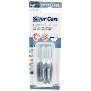 Brossettes interdentaires 6 pcs SILVERCARE Extra Large 1.5 mm ISO 5