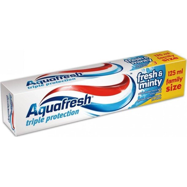 Kopi af Aquafresh Fresh &amp; Minty tandkr�m 2 x 75 ml � Fr�schhet och skydd varje dag