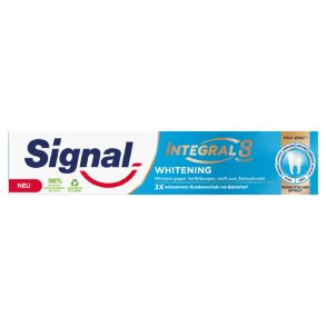 SIGNAL Integral 8 Blancheur Whitening Dentifrice 75 ml � 3X Protection compl�te de la bouche