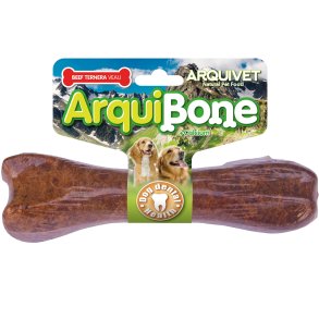 Arquivet ArquiBone Tyggesnack med Oksek�dssmag og Calcium (95 g)