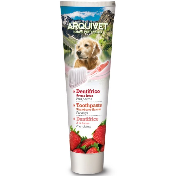 Arquivet Tandpasta til Hunde med Jordb�rsmag � 100 g