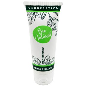 Verdesativa Bio Natural dentifrice bio et vegan � la menthe et � la sauge (75 ml)