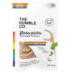 PFAS Free Dental Floss Double Strand The Humble Co. Flosser PROUD 