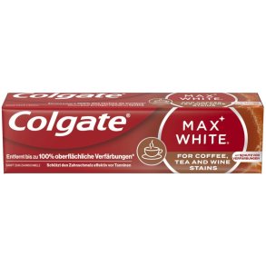 COLGATE Whitening Zahnpasta Max White for Coffee, Tea & Wine Stains � 75 ml