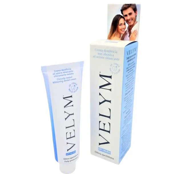 VELYM Whitening-tandpasta med neutral pH � 1450 ppm fluor � 100 ml