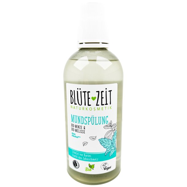 Bl�te-Zeit mundskyl med �kologisk mynte &amp; citronmelisse � 500 ml