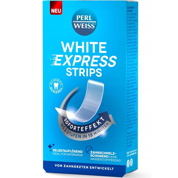 Kopi af Zahnpastaaufhellungsstreifen PERL WEISS Power Whitening Strips 5 x 2 Stk.