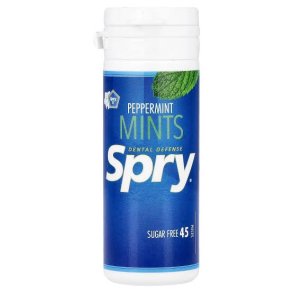 Kopi af Kopi af Spry Natural Spearmint sukkerfrit tyggegummi med xylitol � 10 stk.