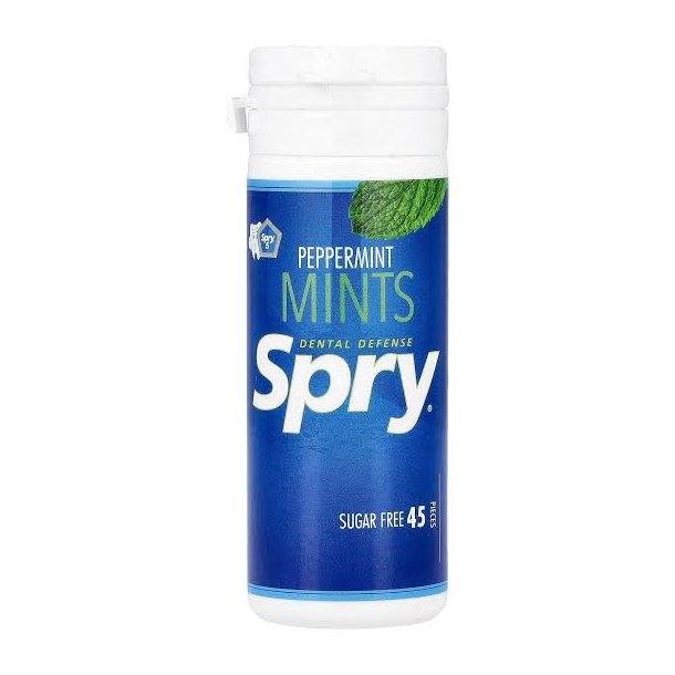 Kopi af Kopi af Spry Natural Spearmint sukkerfrit tyggegummi med xylitol � 10 stk.