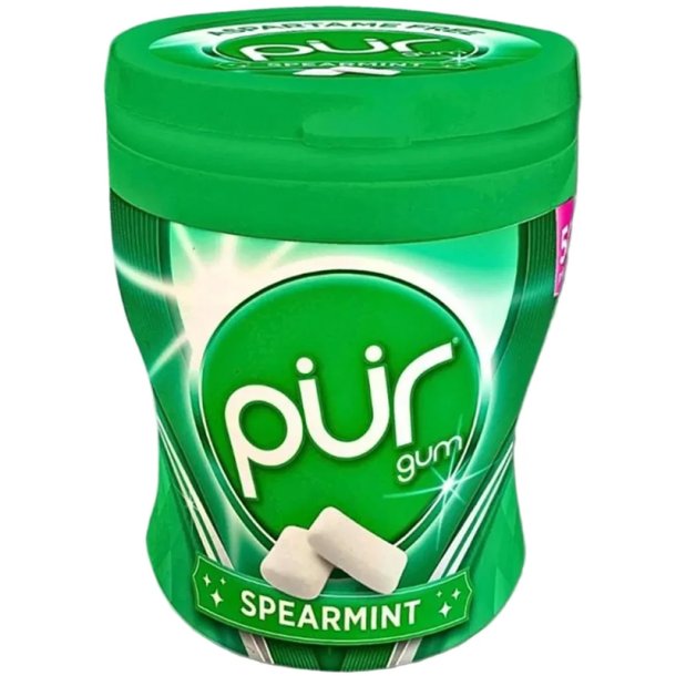 Kopi af P�r Gum Spearmint sukkerfrit tyggegummi med 100% xylitol � 55 stk. / 77 g