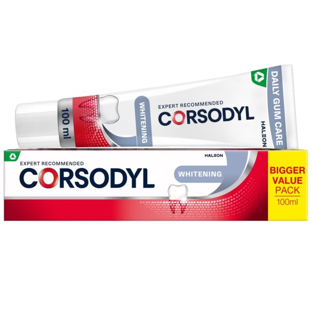 Kopi af Corsodyl Zahnpasta Daily Whitening 75 ml.