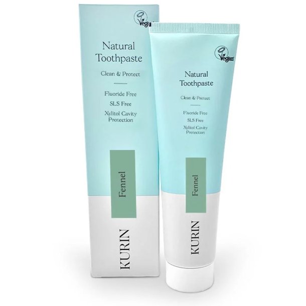 Kurin Fennel naturlig tandpasta med xylitol � fluorfri � 100 ml