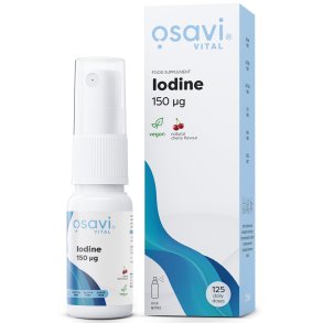 Osavi Iodine mundspray 150 �g med xylitol og kirseb�rsmag � 25 ml