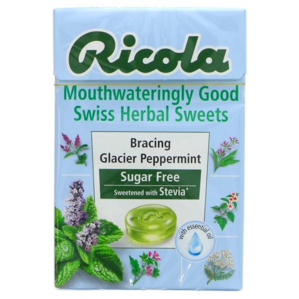 Kopi af Kopi af RICOLA Framboise &amp; M�lisse au citron � bonbons aux herbes sans sucre au go�t frais de baies (50g)