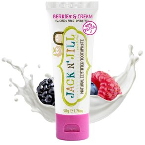 Jack N' Jill Berries & Cream tandpasta met 40% xylitol � 50 g