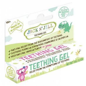 Jack N' Jill Teething Gel � lindrende gel ved tandfrembrud � 15 g