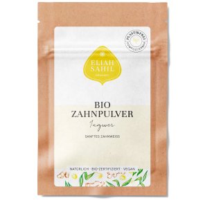 Organisk tannkrempulver Eliah Sahil Ginger 5g