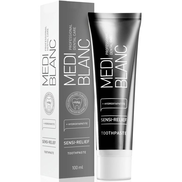 Mediblanc Sensi-Relief tandpasta med hydroxyapatit til f�lsomme t�nder � 100 ml