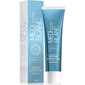 Mediblanc Whitening Complete Care tandpasta med hydroxyapatit og xylitol � fluorfri (100 ml)