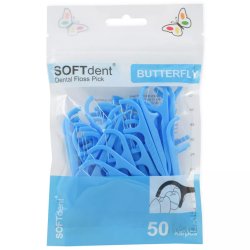 SOFTdent Butterfly tandtr�dsb�jler � 50 stk.