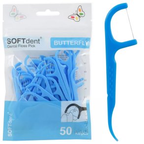 SOFTdent Butterfly tandtr�dsb�jler � 50 stk.