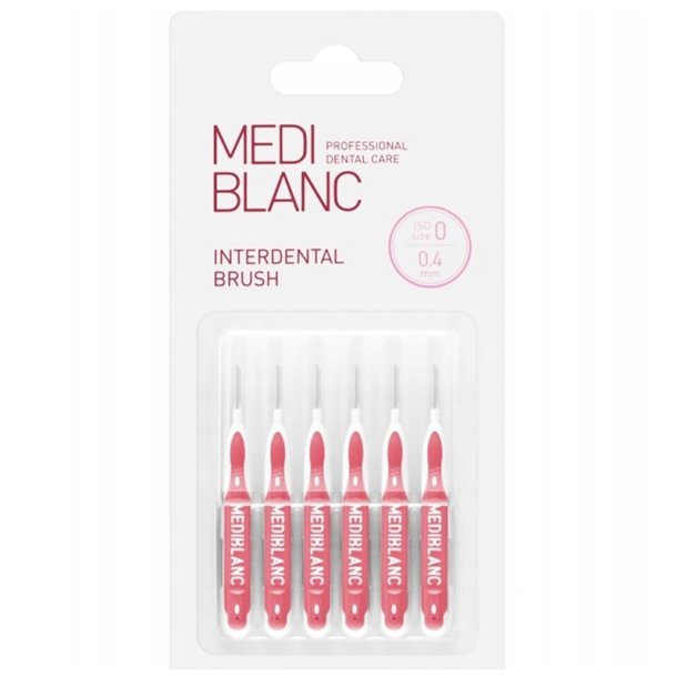 Mediblanc Interdental Brush Interdentalb�rsten 0.4 mm ISO 0 (6 St.)